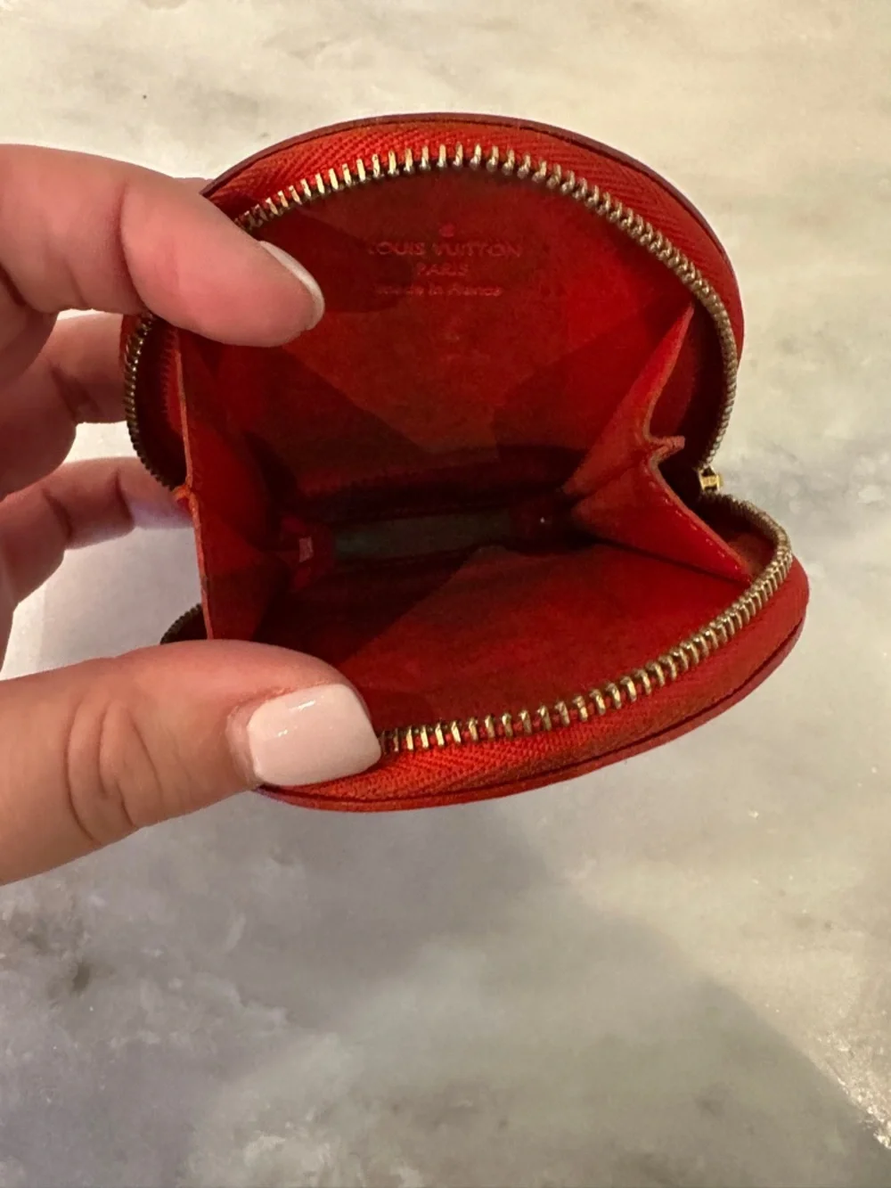 Louis Vuitton Coin Purse Stephen Sprouse Monogram Vernis Orange Sunset - Picture 3 of 5